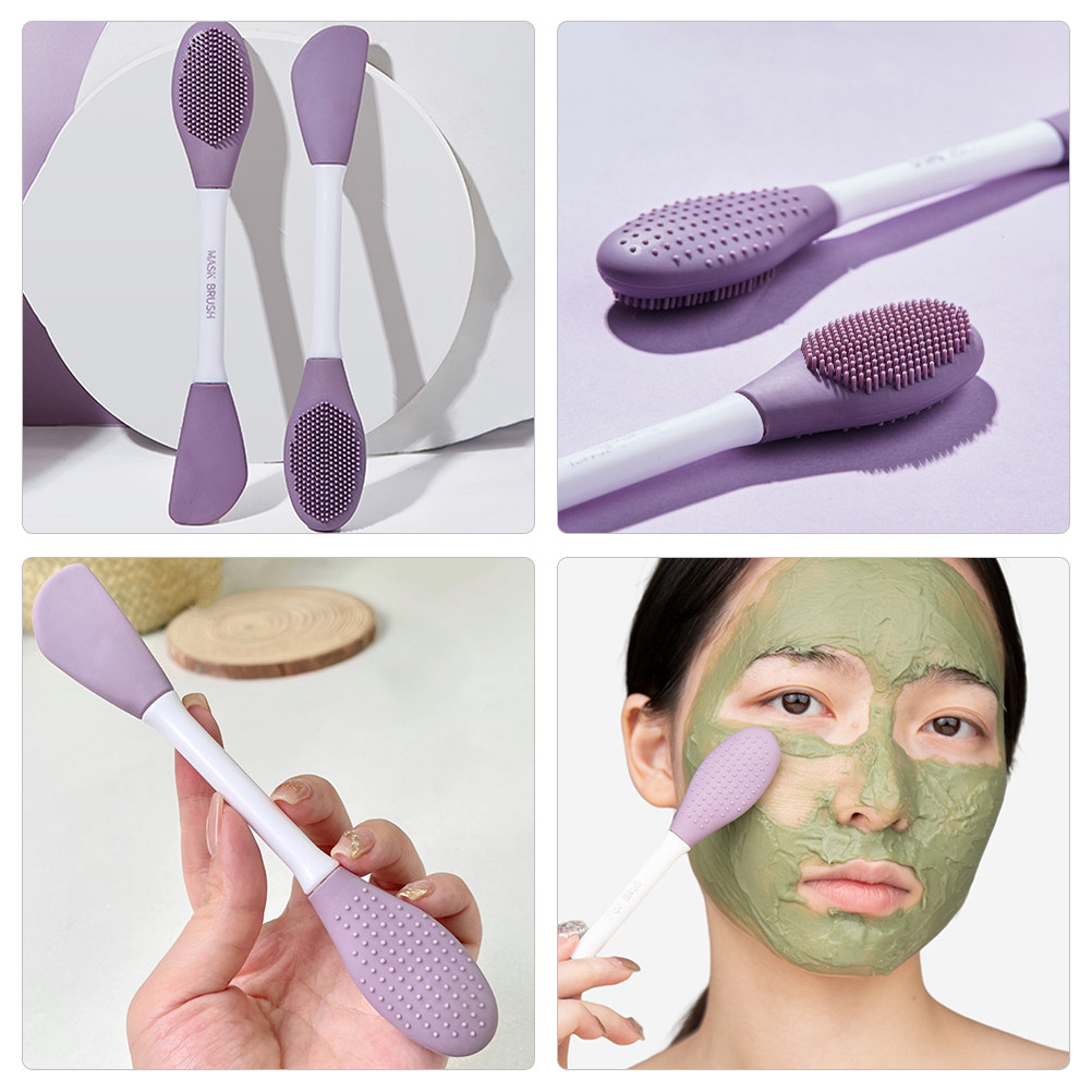Silicone Face Scrubber Electric - Dual ended Silicone Face Mask Brush