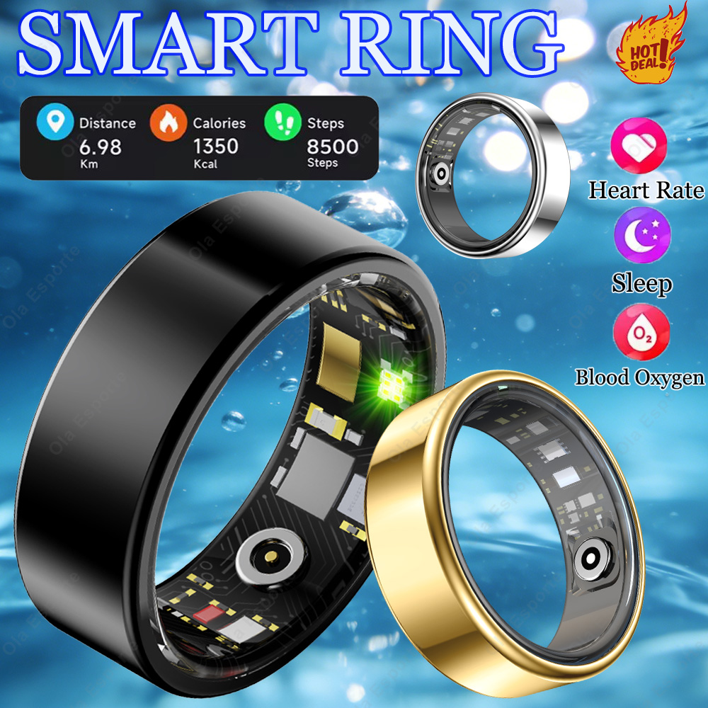 Health Monitors - New Multi-Functional Smart Ring Men Women