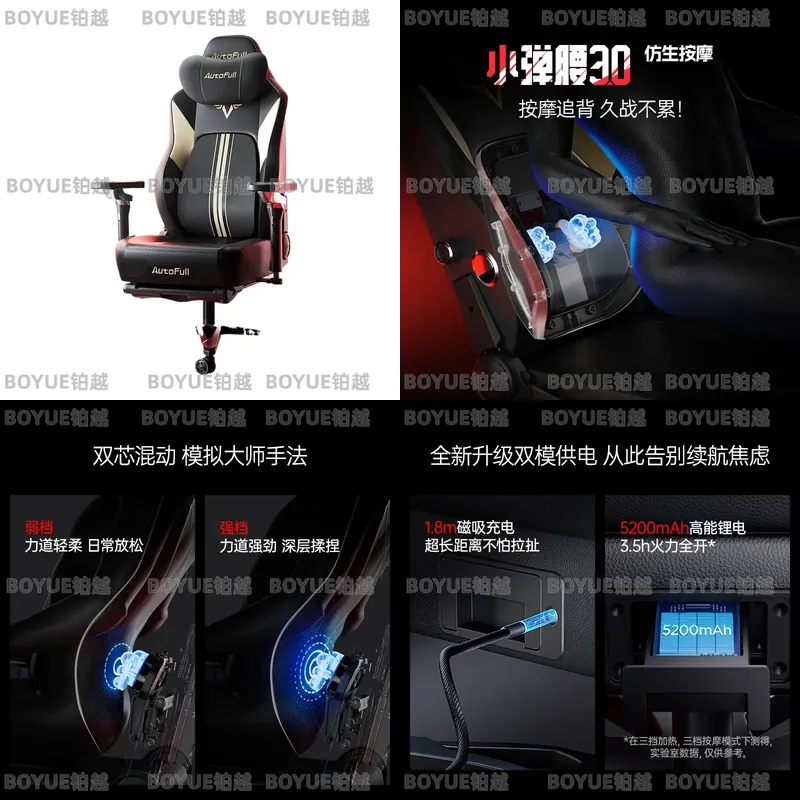 Ergonomic Gaming Chair with 8D - Massage recension och pris