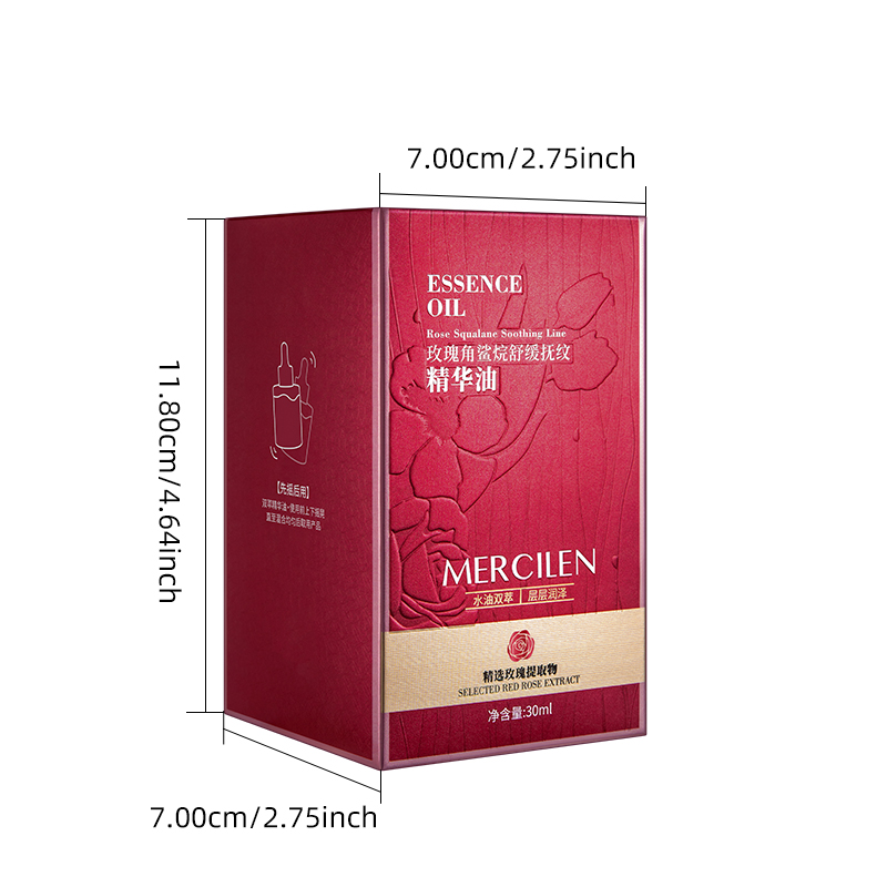 Mercilen Rose Squalane Essence - Hyaluronic Acid Facial Serum recension och pris