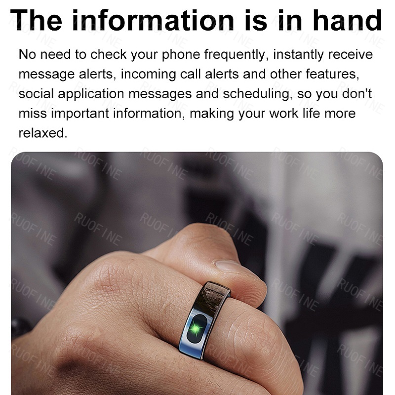 Ring R08 Qring Women's Men Mes - Health Monitors recension och pris