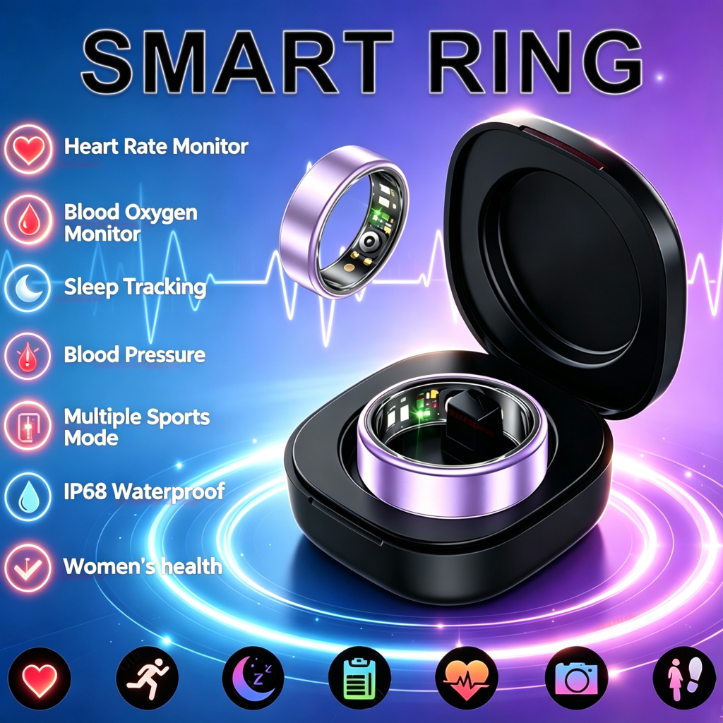 2026 Smart Ring Blood Pressure - Health Monitors recension och pris