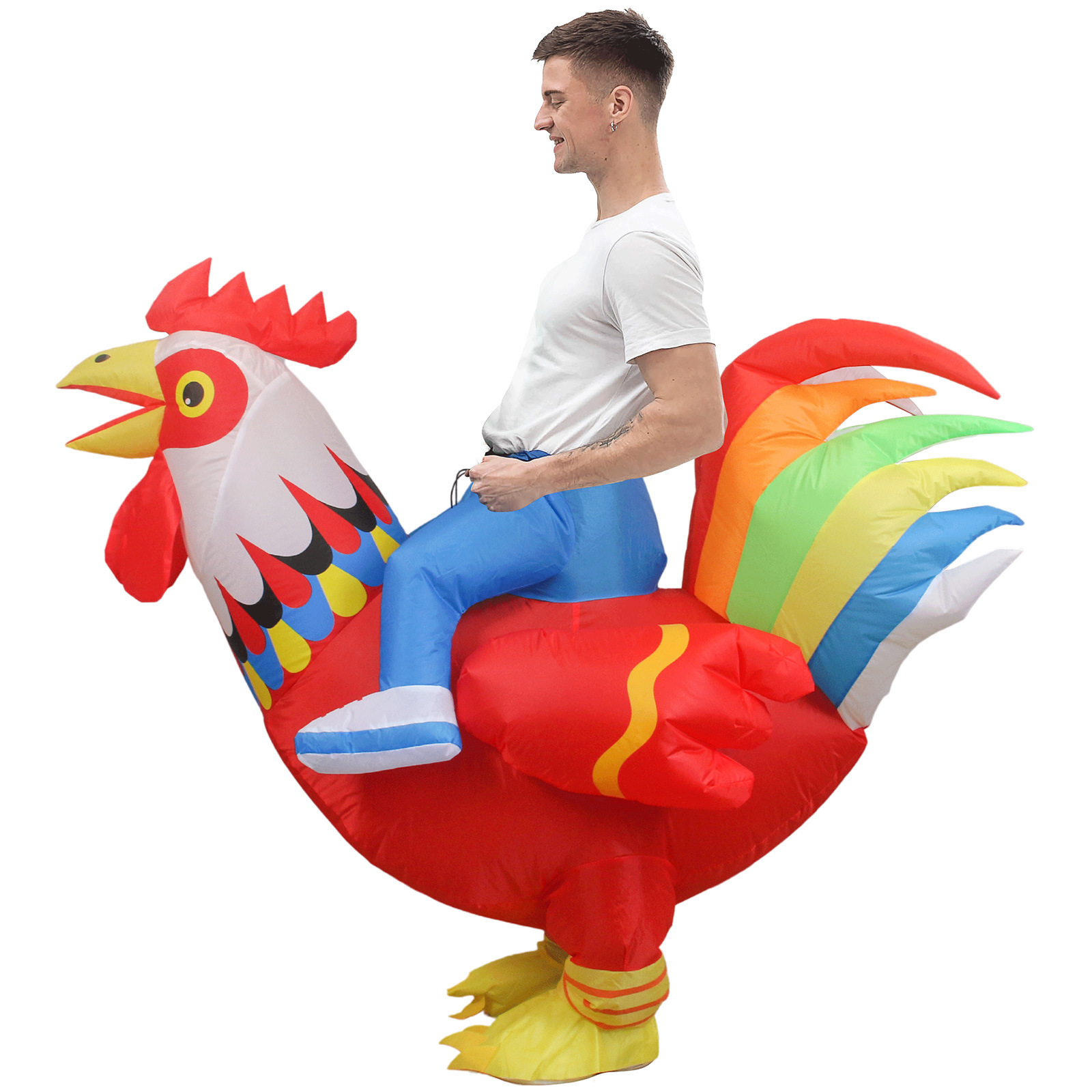 Halloween Funny Rooster Inflat - Makeup recension och pris