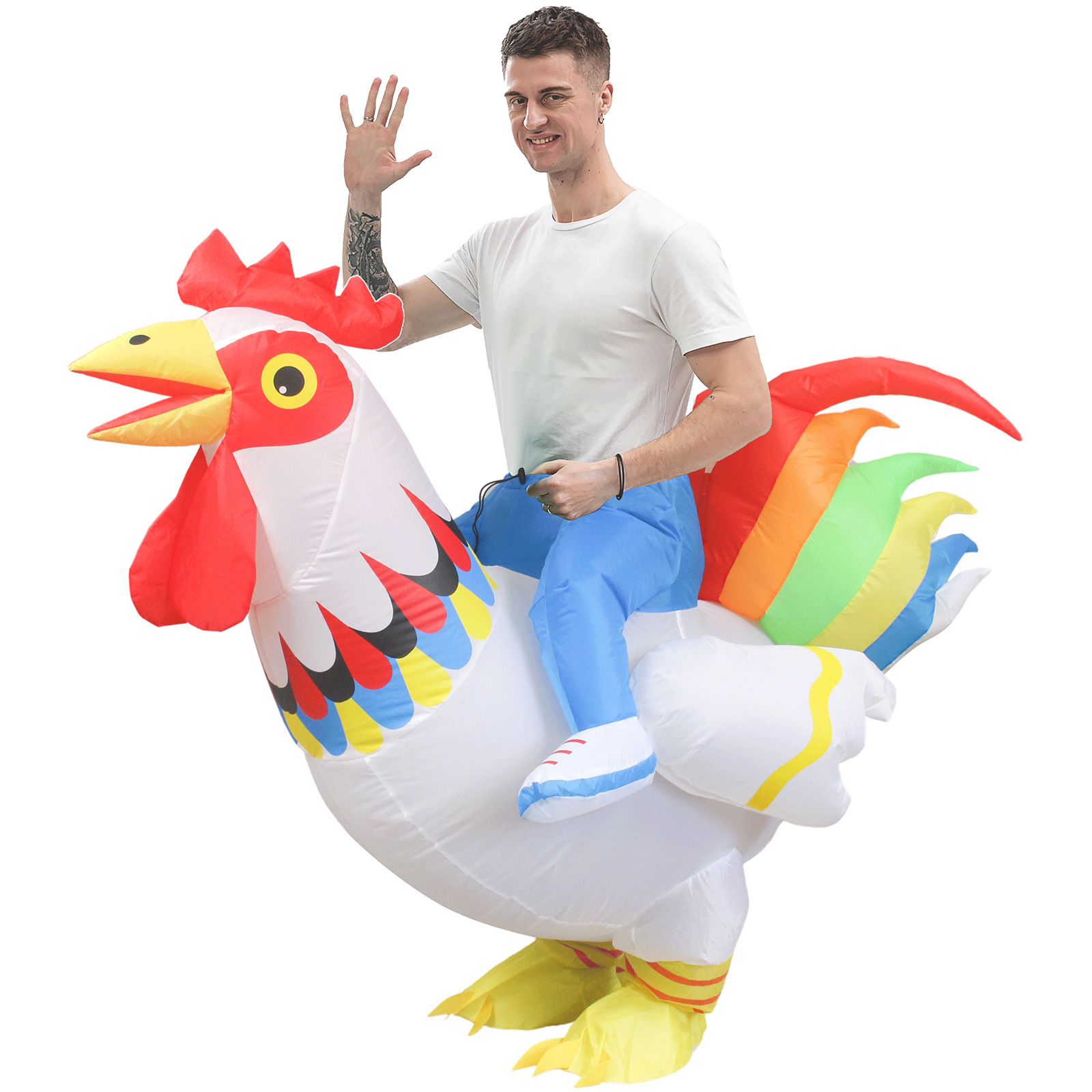 Halloween Funny Rooster Inflat - Makeup recension och pris