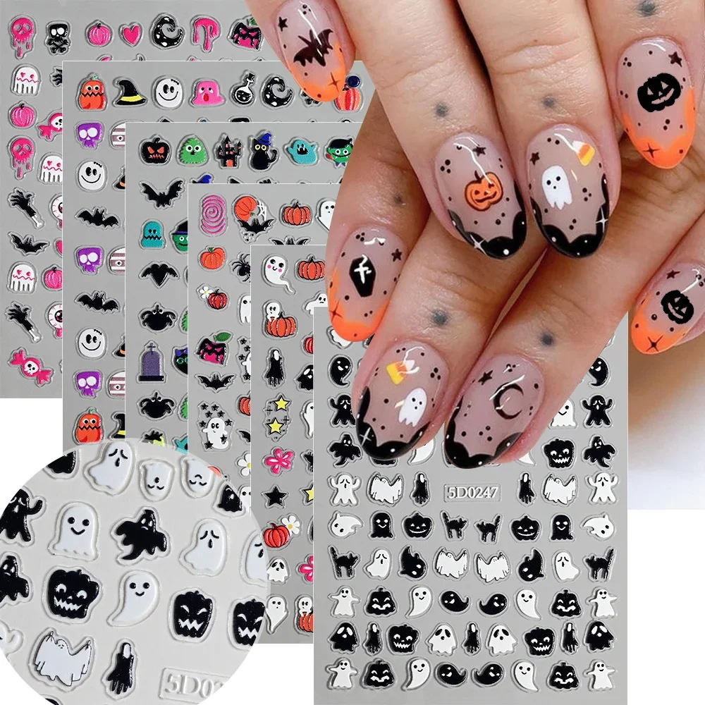 1sheet 5D Halloween Nail Stick - Nail Art recension och pris
