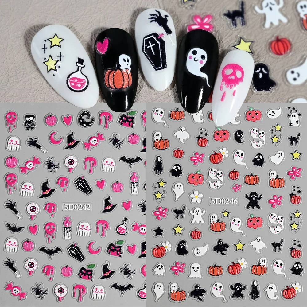 1sheet 5D Halloween Nail Stick - Nail Art recension och pris