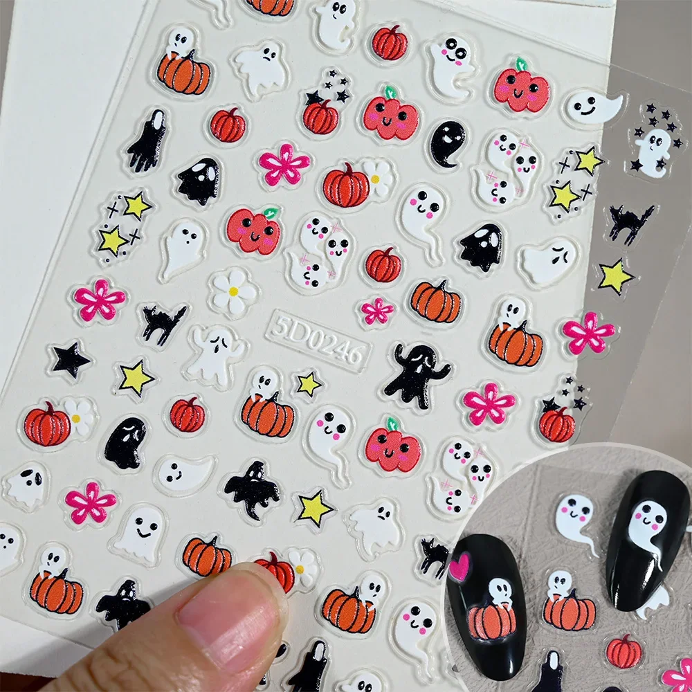1sheet 5D Halloween Nail Stick - Nail Art recension och pris