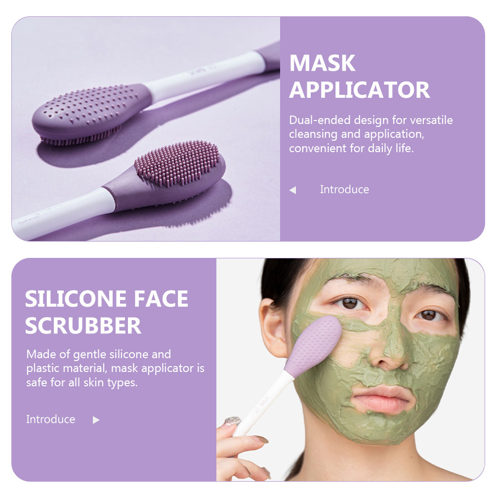 Dual ended Silicone Face Mask  - Silicone Face Scrubber Electric recension och pris