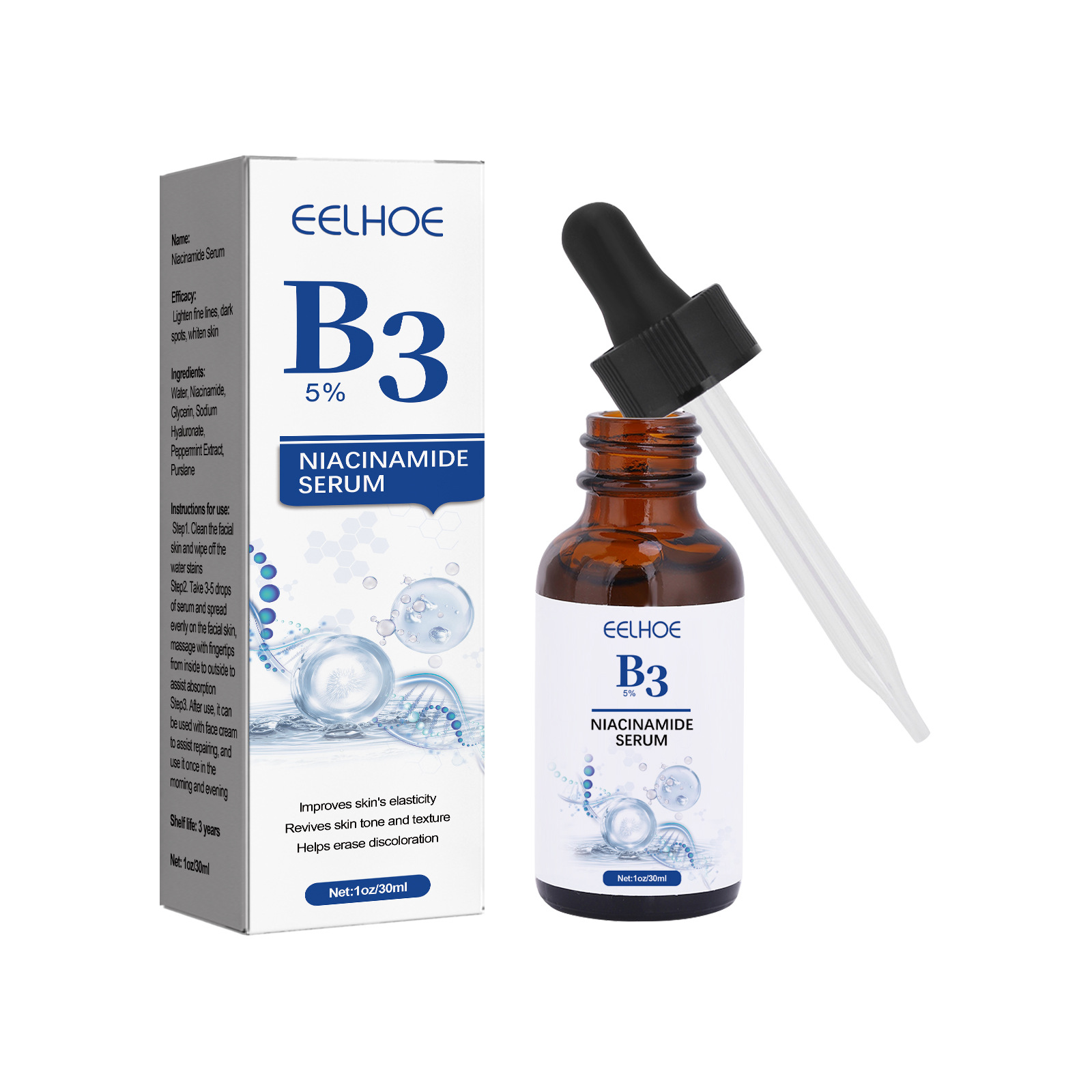 B3 Niacinamide Serum Wrinkle R - Niacinamide Pore Shrinking Essence recension och pris