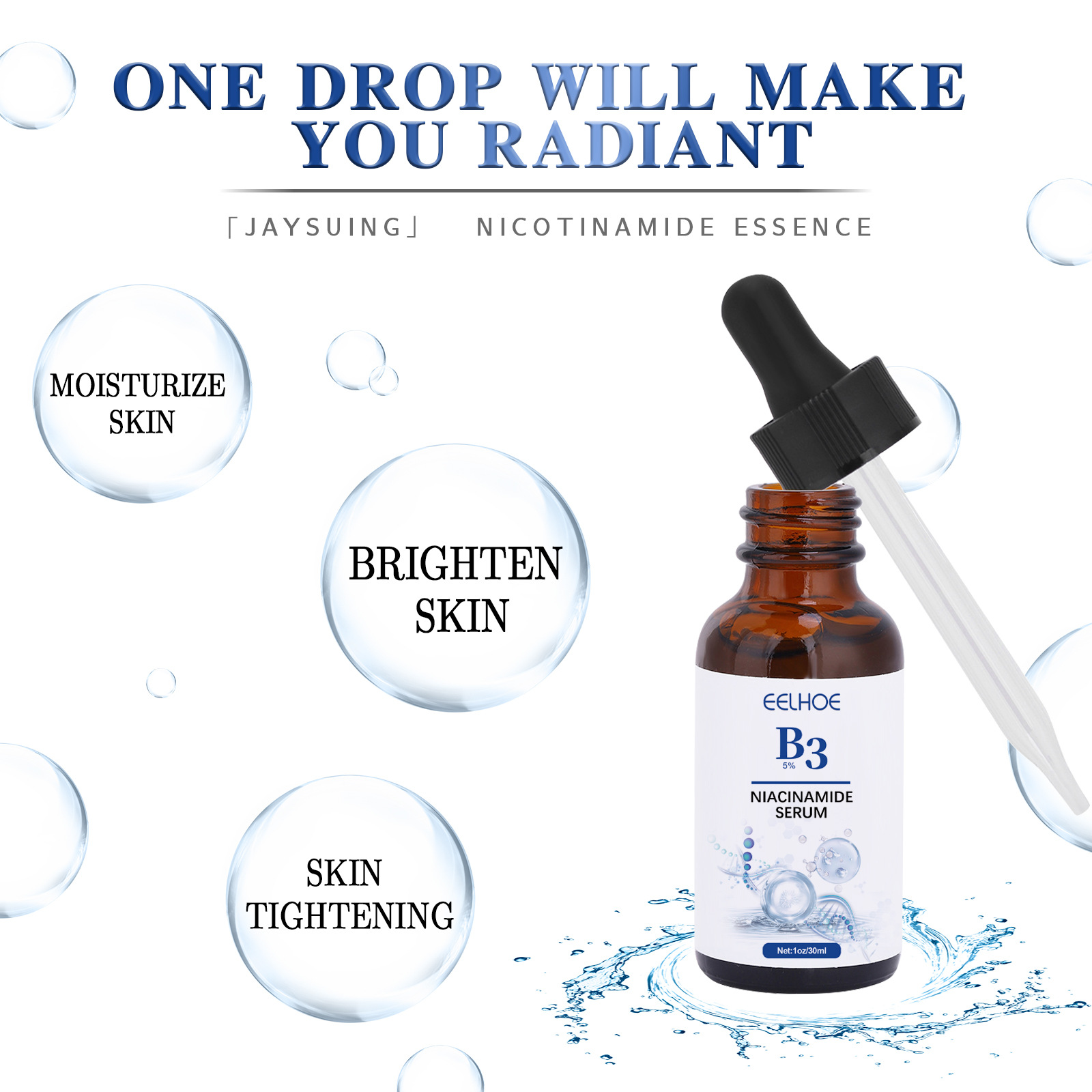 B3 Niacinamide Serum Wrinkle R - Niacinamide Pore Shrinking Essence recension och pris